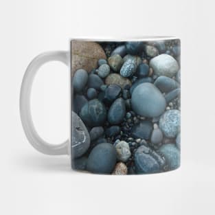 Smooth Rocks and Pebbles on the Beach Mug